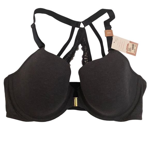 Cacique Intimates & Sleepwear Cacique Lightly Lined Tshirt Bra Grey